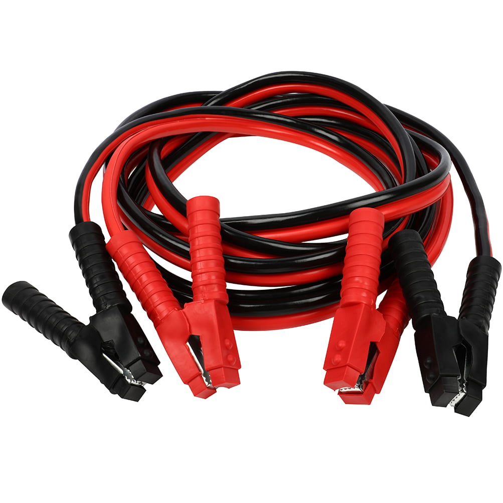 cciyu Jumper Cables Heavy Duty Booster Cable for Battery Emergency 25FT 2 Gague Long Enough Booster Jumper Cable Perfect for Larger Truck Farm Equipment Diesel Trucks SUVs & More 
