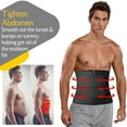 thumbnail image 4 of FITVALEN Men Sauna Suit Sweat Belt Hot Neoprene Body Shaper Waist Trainer Zipper Corset Girdle Workout GYM, 4 of 8