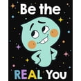 thumbnail image 2 of Junior's Soul Be the Real You  Racerback Tank Top Black X Small, 2 of 5