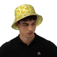 thumbnail image 4 of Kdxio Reflective Bucket Hat - Bananas On A Striped Print Bucket Hat for Men,Women, 4 of 6