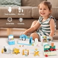 thumbnail image 4 of 1:12 Scale Dollhouse Furniture Set - Miniature Bathroom, Living Room,Bed Room , Kitchen & Outdoor Accessories for Pretend Play | Educational Kids Toy Gift,Combo 1, 4 of 13