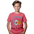 thumbnail image 2 of UACY 100 Days of School Shirt for Kids Boys Girls Funny 100th Day of School Toddler Graphic Short Sleeve T-Shirt, 2 of 6