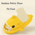 thumbnail image 5 of Cartoon Shark Flip Flops, Non-Slip Thick-Soled Beach Flip Flops, Quick-Drying Funny Pool Sandals, 5 of 5
