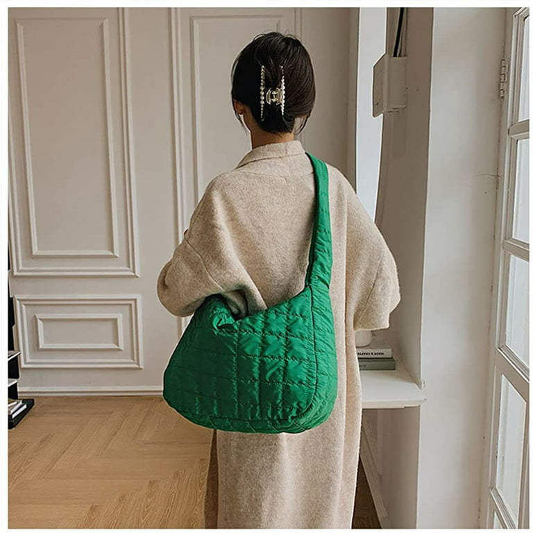 Women Puffer Bag Puffer Tote Bag Crossbody Bag Quilted Bags Luxury Shoulder  Bag Puffy Shoulder Bag for Autumn Winter