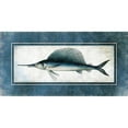 thumbnail image 3 of Grey, Jace 24x14 Black Modern Framed Museum Art Print Titled - Swordfish Framed, 3 of 5