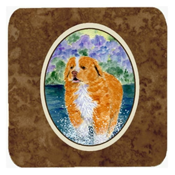 Nova Scotia Duck Toller Foam Coasters, Set Of 4
