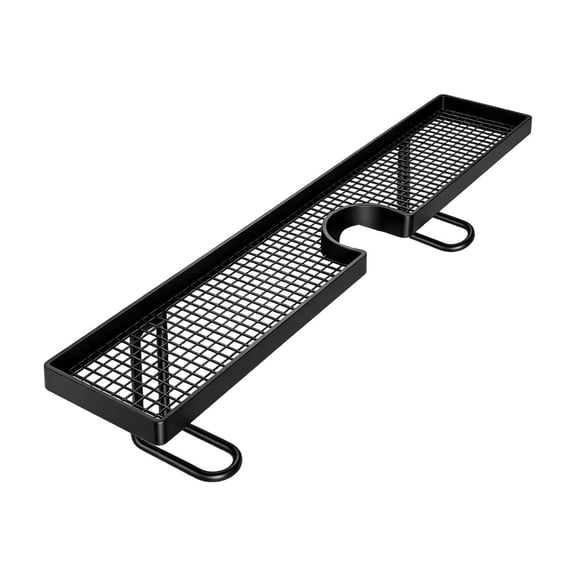 TFYZYY Freestanding Sink Faucet Storage Rack U-Cutout Bathroom Organizer Shelf for Makeup Bottles, Toothbrushes, and Toiletries No Drill Countertop Solution