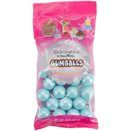 Celebration By Sweetworks Candy Gumballs, 8oz Bag
