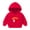 Red, variant on Vedolay Sweatshirts Kid Girl's Tie Dye Hoodies Long Sleeve Crew Neck Pulllover Top,Yellow 5-6 Years