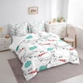 thumbnail image 3 of jejeloiu Modern Airplane 7-Piece Twin Bedding Sets,Aviation Aircraft Bedding Comforter Set,Cartoon Clouds Sheet Sets For Boys Teens,Ultra Soft Home Decor Reversible, 3 of 8