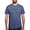 Heather Blue, variant on - Hackers Club Logo Men's Deluxe T Shirt - Mens Tri-blend T-Shirt