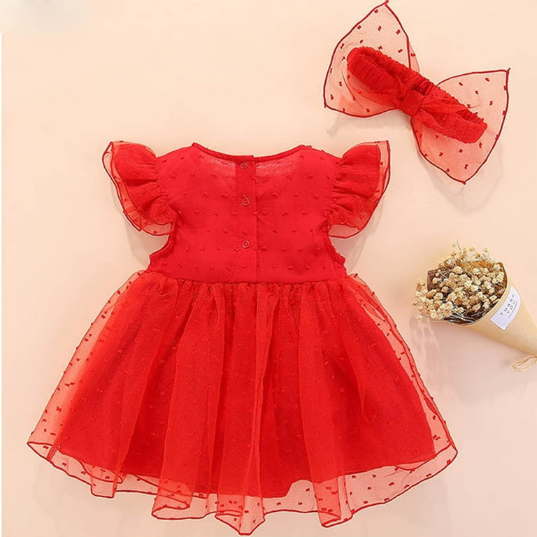 open lace back dress Baby Girl and Toddler Birthday Party Dresses Easter Dress Sequin Fluffy Girl Pageant Princess Dresses