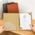 thumbnail image 2 of 2 Display Document Folder Binder Hole Book Storage File Ring Clip Loose-leaf Color, 2 of 7