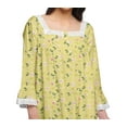 thumbnail image 5 of Moomaya Printed Lace Neckline Nursing Sleepwear Cotton Button Placket Nightdress, 5 of 6