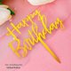 thumbnail image 2 of 10pcs Happy Birthday Cake Topper Acrylic Gold Mirror Cupcake Topper For Kids Birthday Party Cake Dessert Decorations Baby Shower, 2 of 5