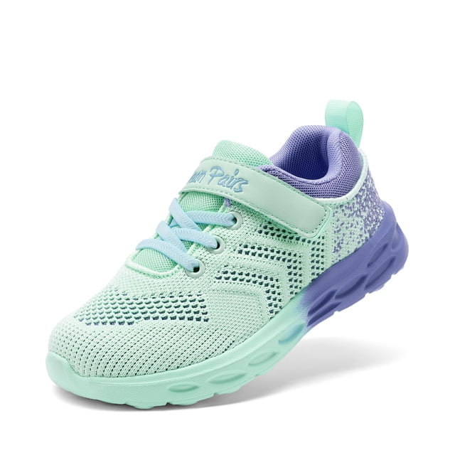 Zapatos para Niños y Niñas DREAM PAIRS KD18001K Verde Menta y Púrpura Talla 13