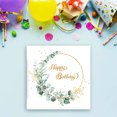 thumbnail image 4 of Antqov Leaf Themed Party Disposable Tableware Set Theme Party Tableware Set Disposable Decorative Tableware Paper Set, Home Accessories, 4 of 5