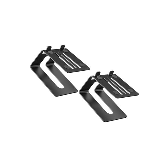 ZLight Desktop Speaker Stands Pair Anti Slip Studio Heavy Metal Stands Duty