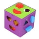 thumbnail image 4 of Caja de juguete clasificador de formas geométricas Sunnimix cubo colorido para bebés, 4 of 8