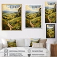 thumbnail image 4 of Designart "Glow Pastoral Farm Harvest painting I" Landscape & Nature Floater Framed Canvas Print, 4 of 7
