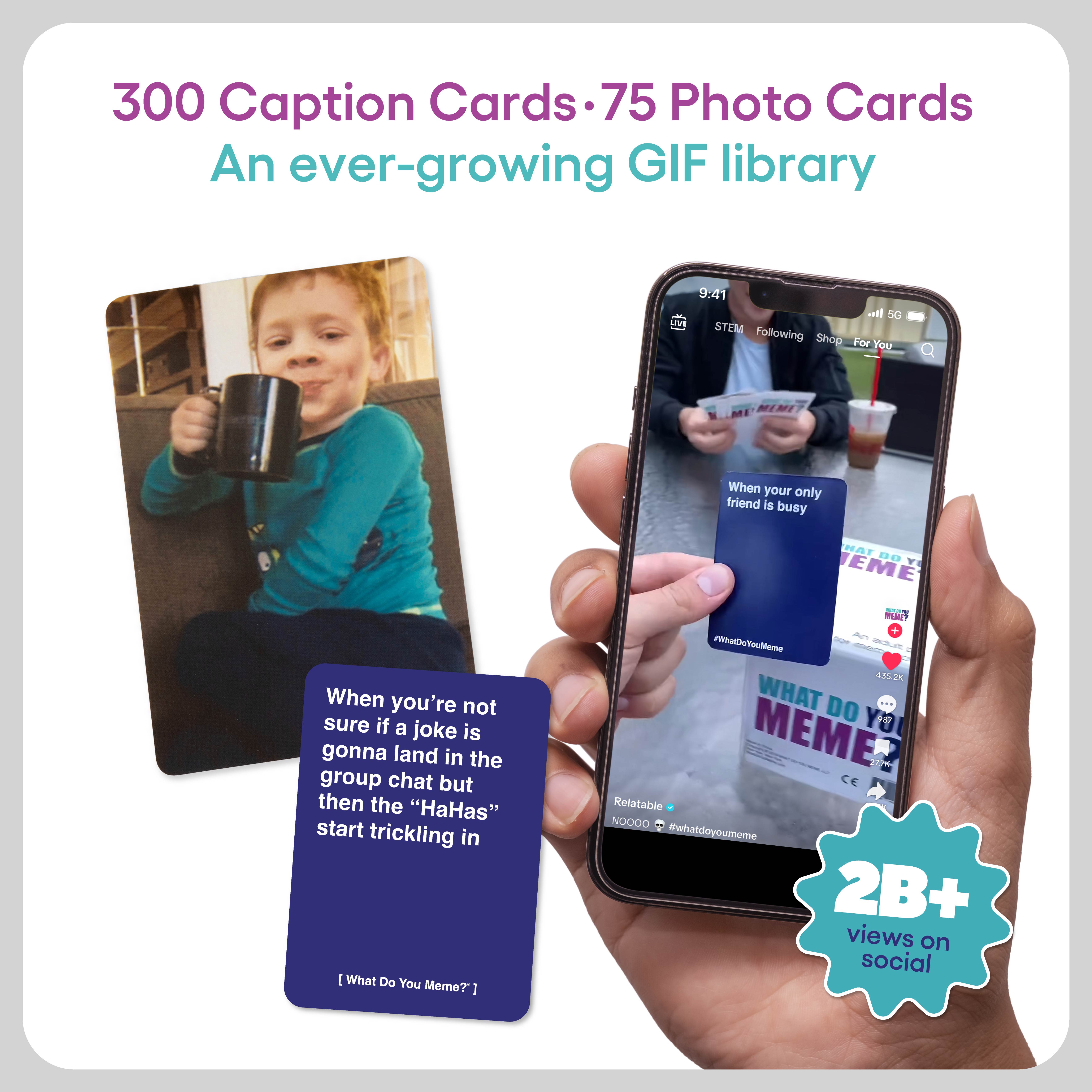 What Do You Meme? Core Game with GIFs - Adult Party Game photo 3