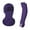 Purple, variant on Unisex Balaclava Face Mask and Arm Sleeves Set, Ski Mask Full Face Cover Compression Arm Sleeves for Summer Outdoor