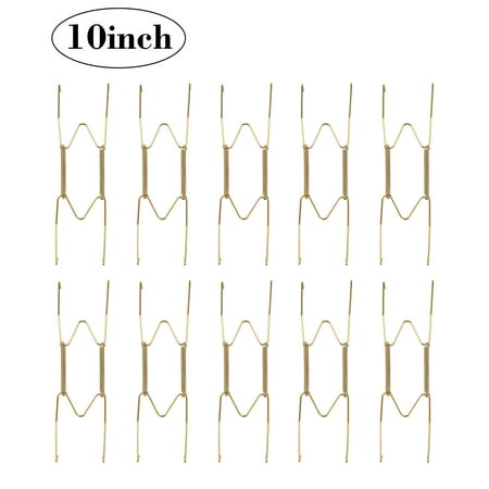 Plate Hangers For Large Platters TSV 10Pieces Wall Plate Hangers Decorative Dish Display Platter Holder 3 Sizes (8/10/ 12 Inches) Decorative Dish Hanging Hook Holder ()