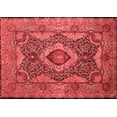 thumbnail image 1 of Ahgly Company Machine Washable Indoor Rectangle Medallion Red Traditional Area Rugs, 2' x 5', 1 of 4