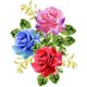 thumbnail image 1 of Pintura de diamante FLhrweasw 5D Plantas de flores cuadradas 20X30cm, 1 of 1