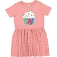thumbnail image 3 of Inktastic 2nd Birthday Cupcake Girls Toddler Dress, 3 of 5