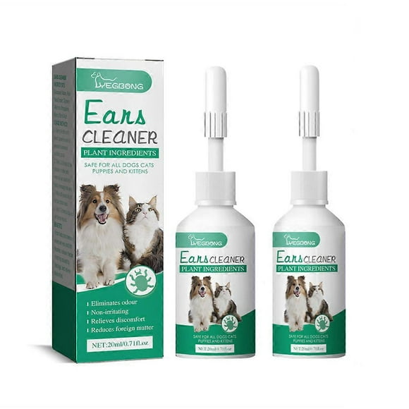 20ML Pet Ear Drop Removes Ear Mites Improves Hearing Easy to Use Effective Cat Dog Ear Cleaner Pet Supplies