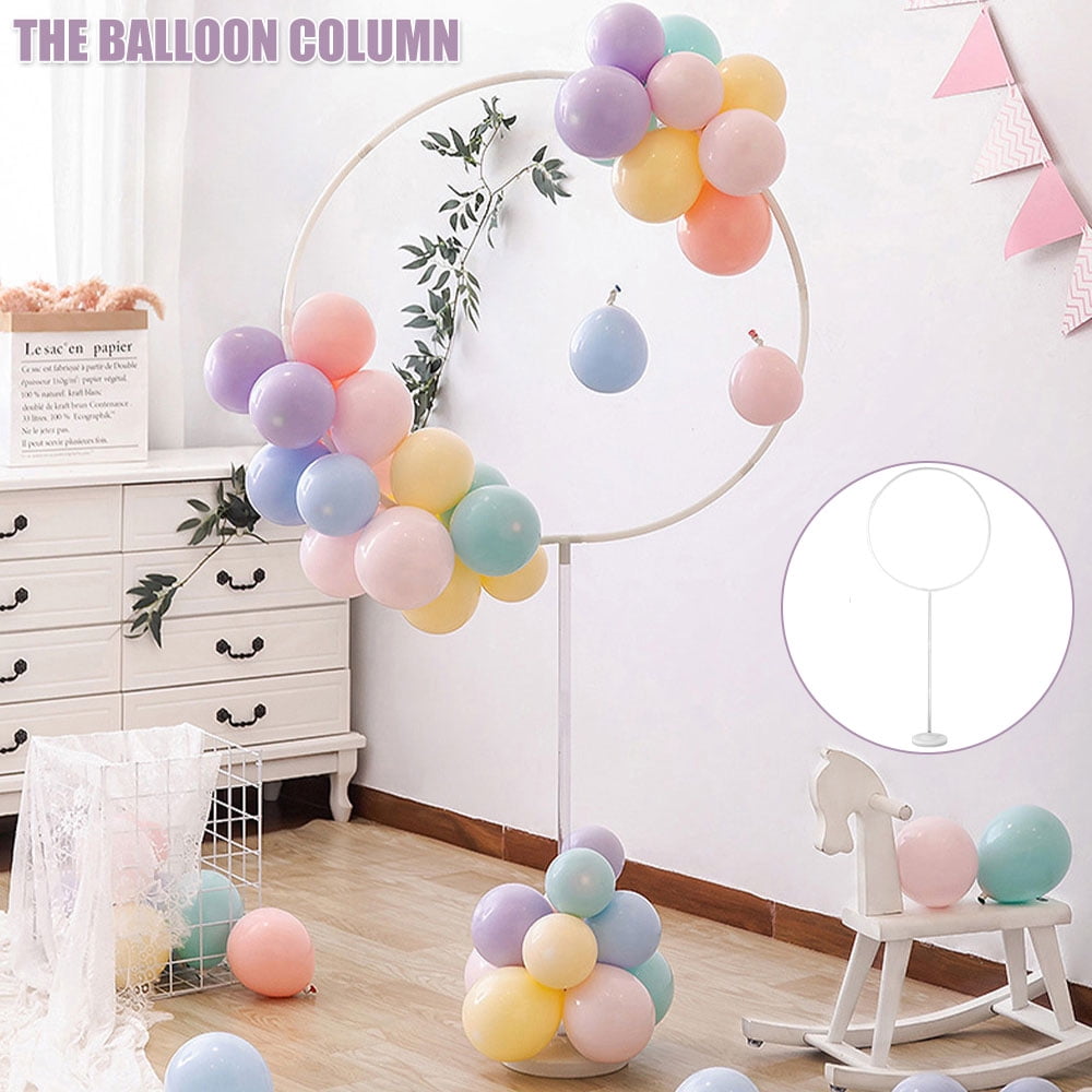 Plastic Balloon Arch Column Stand W/ Base Parts Kit Wedding Birthday Party Decor 