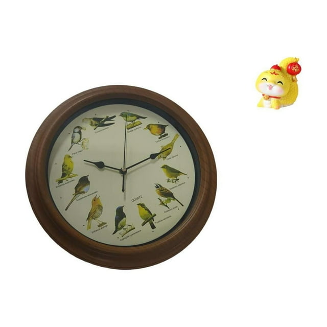 Reloj de pared,Reloj de pared de pájaro cantor de 10 pulgadas para decoración del hogar,Relojes de pared decorativos Decoración de pared para el hogar y la oficina,Estatua de serpiente de