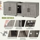 thumbnail image 2 of Mueble de Caja de Arena para Gatos de Doble Habitación con Control de Olores, Alfombrilla para Gatos Integrada, Fácil Limpieza, 2 of 9