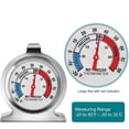 thumbnail image 2 of MesaSe 2pcs  2-Pack Large Dial Refrigerator Freezer Thermometer  Classic Series Kitchen Thermometer for Fridge  Cooler  Freezer Temperature Gauge, 2 of 7