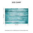 thumbnail image 2 of Placemats Set of 4 / 6, Teal Turquoise Wood Placemats for Dining Table Indoor/Outdoors Heat Resistant Washable Placemats 18" x 12", 2 of 8