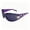 Black3, variant on Trendy Y2K Sunglasses, Star Shades, One Piece Transparent Tinted Lens, Rimless Oversized Wrap Around Glasses White3