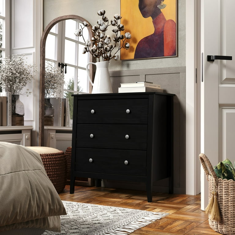 Jela Solid Wood 3 Drawer Dresser