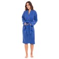 thumbnail image 2 of Women Shawl Collar Ladies Bathrobe Terry Cotton Kimono Collar Luxury Spa Robes, 2 of 6