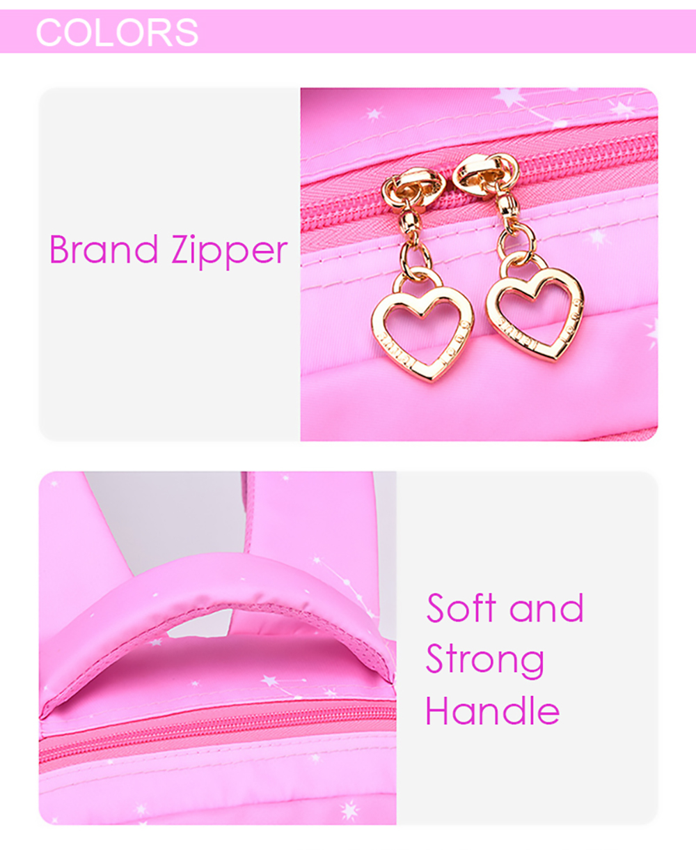 Mochila escolar Gmdisc para niñas, morral de moda para libros, temporada escolar, regalo, rosa 6