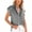 Grey, variant on utcoco Women's Sleeveless Jean Shirts Casual Loose Denim Button Down Tops