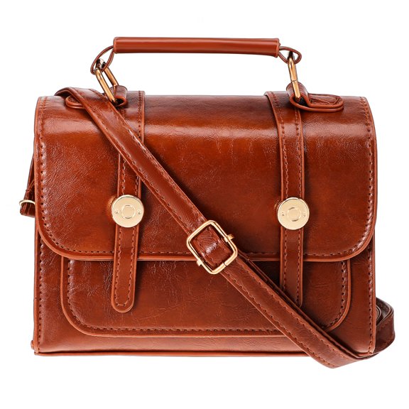 Bag Purse Vintage Small Brown Crossbody Purse For Women With Handle Women Handbag Shoulder Bag For Travel And Everyday Use
