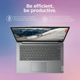 thumbnail image 6 of New Lenovo Ideapad 1i 14" HD Laptop, Intel Celeron N4020, 4GB RAM, 64GB eMMC Storage, Cloud Grey, Windows 11 in S Mode, 6 of 6