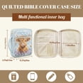 thumbnail image 7 of ZUXONGSY Highland Cow Lavender Print Bible Cover for Women Quilted Bible Carrying Case Large ChuZU Bag with Handle Christian Gift for Daily Use, 7 of 7