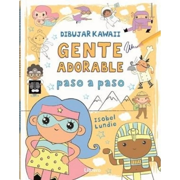 Dibujar kawaii. gente adorable paso a paso
