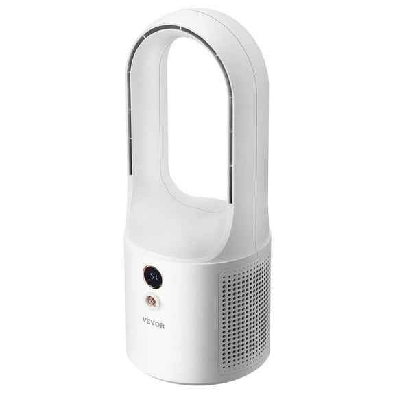 Portable Desk Fan Bladeless, 12.99" 6-Speed, Rechargeable Battery, Quiet for Office & Bedroom