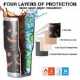 thumbnail image 7 of 30oz Witch Pumpkin Halloween Pattern Tumblers Stainless Steel Tumbler with Lid and Straw,Vacuum Insulated Double Wall Travel Tumbler Cups Mug with Cleaning Brush for Coffee,Tea, 7 of 7