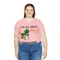 thumbnail image 4 of Amputee Humor TShirt “Turtle Finish Line V1” Crew Neck Funny Shirt, 4 of 5