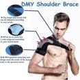 thumbnail image 4 of Frozen Shoulder Wraps Brace Arthritis Back Support Brace For Pain Relief Adjustable Shoulder Compression Sleeves Or Torn Rotatory Cuff, 4 of 5
