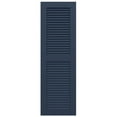 thumbnail image 6 of Ekena Millwork 15"W x 71"H True Fit PVC Two Equal Louver Shutters, Starless Night Blue (Per Pair - Hardware Not Included), 6 of 11